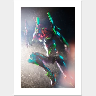 EVA Unit 01 on the Run Posters and Art